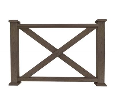 Ограждение из ДПК М1 коричневый от производителя Dortmax по цене 9 930 р Ограждение из ДПК М1 коричневый от производителя Dortmax по цене 9 930 р