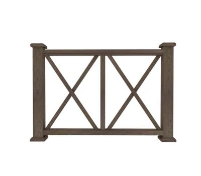 Ограждение из ДПК З1 коричневый от производителя  Dortmax по цене 9 960 р