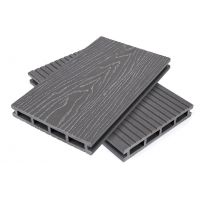 Террасная доска пустотелая ДПК Серый Террасная доска пустотелая ДПК Серый