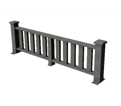 Декоративные ограждения ДПК " Эрес", Серый базальт, шлифованное от производителя GrinderDeco по цене 5 691 р Декоративные ограждения ДПК " Эрес", Серый базальт, шлифованное от производителя GrinderDeco по цене 5 691 р