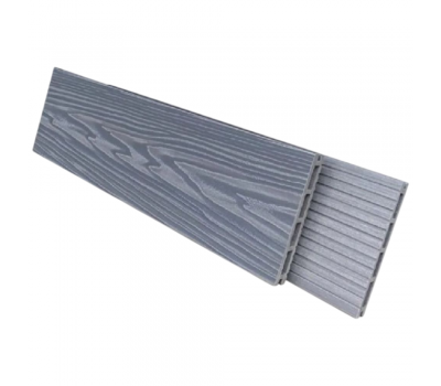 Террасная доска Comfort 3D тиснение + вельвет Серый от производителя NanoWood по цене 490 р Террасная доска Comfort 3D тиснение + вельвет Серый от производителя NanoWood по цене 490 р