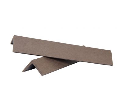 Уголок шлифованный из ДПК завершающий Коричневый от производителя Polivan Group по цене 230 р Уголок шлифованный из ДПК завершающий Коричневый от производителя Polivan Group по цене 230 р