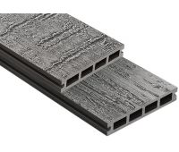Террасная доска ДПК 3D Virginia/Colorado Тёмно-Серая Террасная доска ДПК 3D Virginia/Colorado Тёмно-Серая
