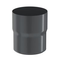 Соединитель трубы RAL 7024 Тёмно-серый 125/90 Соединитель трубы RAL 7024 Тёмно-серый 125/90