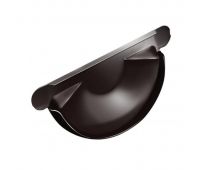 Заглушка желоба Коричневый (RAL 8017) Заглушка желоба Коричневый (RAL 8017)